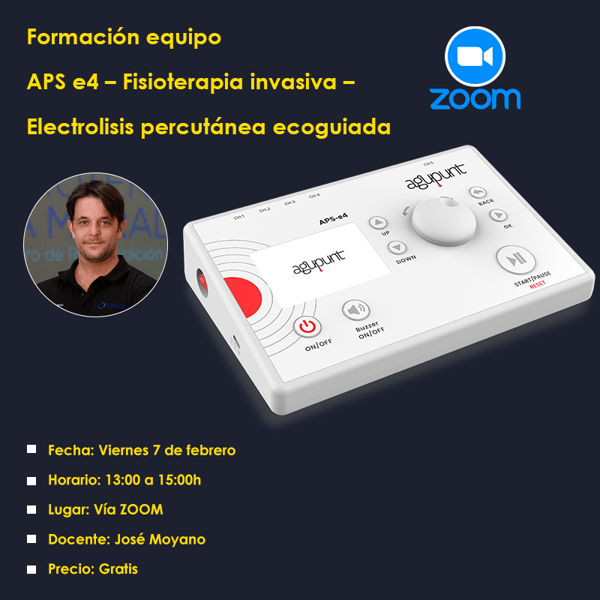 FORMAZIONE IN FISIOTERAPIA INVASIVA – ELETTROLISI PERCUTANEA ULTRA GUIDATA – APSE4 TEAM - 7 Febbraio 2025 - ZOOM